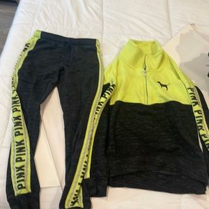 Yellow and Black jogger set